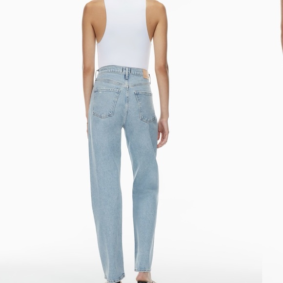 NWT Eva Denim. High-rise, wide-leg designed for a relaxed, baggy 100% cotton. - Picture 7 of 7